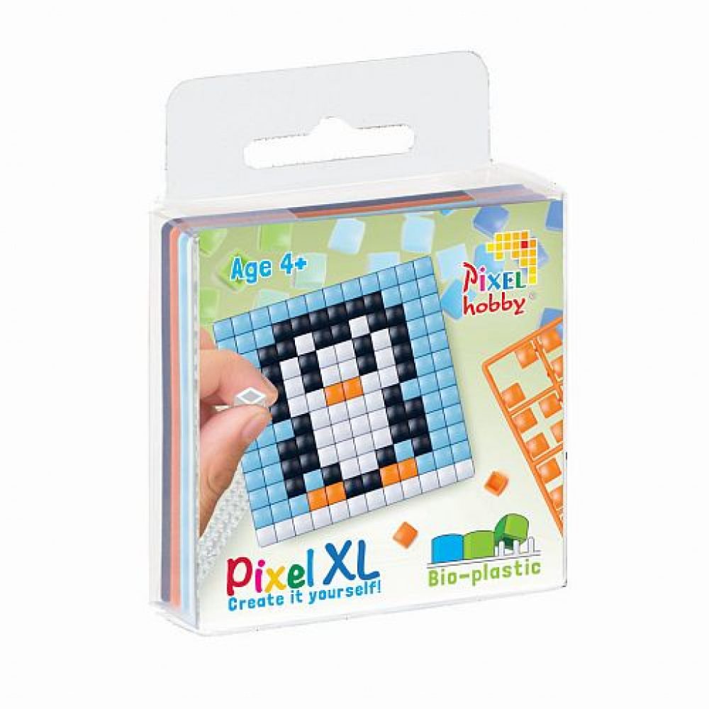 Pixelhobby Pixel XL magnet tučňák nebo rybka - 3 ks