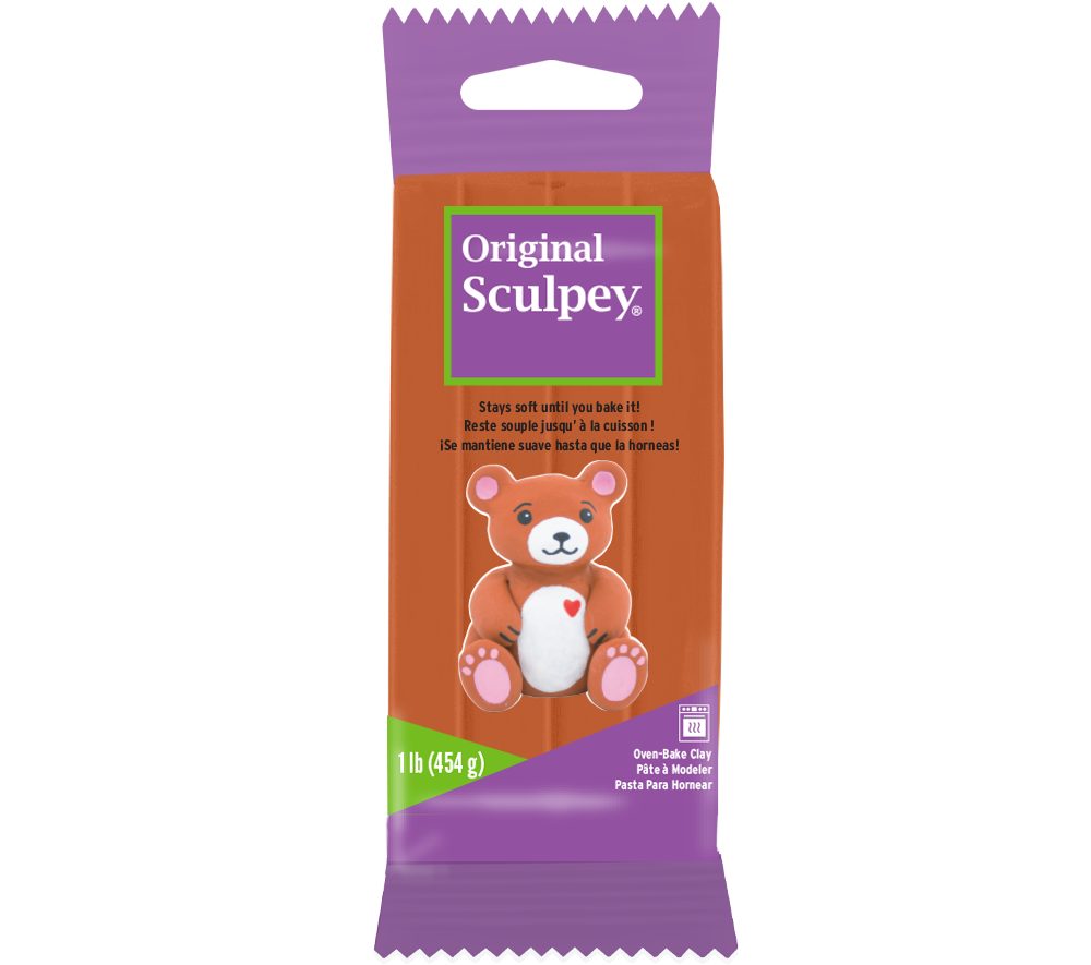 Sculpey Original 454g terakota - 3 ks