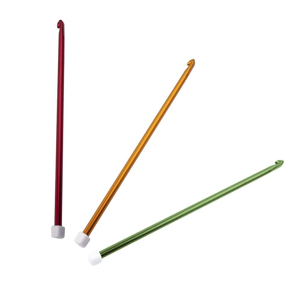 Háček na tuniské háčkování hliníkový 8 mm - 3 ks