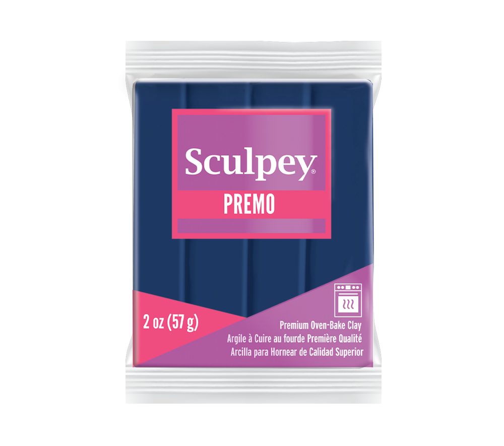 Sculpey PREMO Navy námořnická modrá - 5 ks - 5 ks