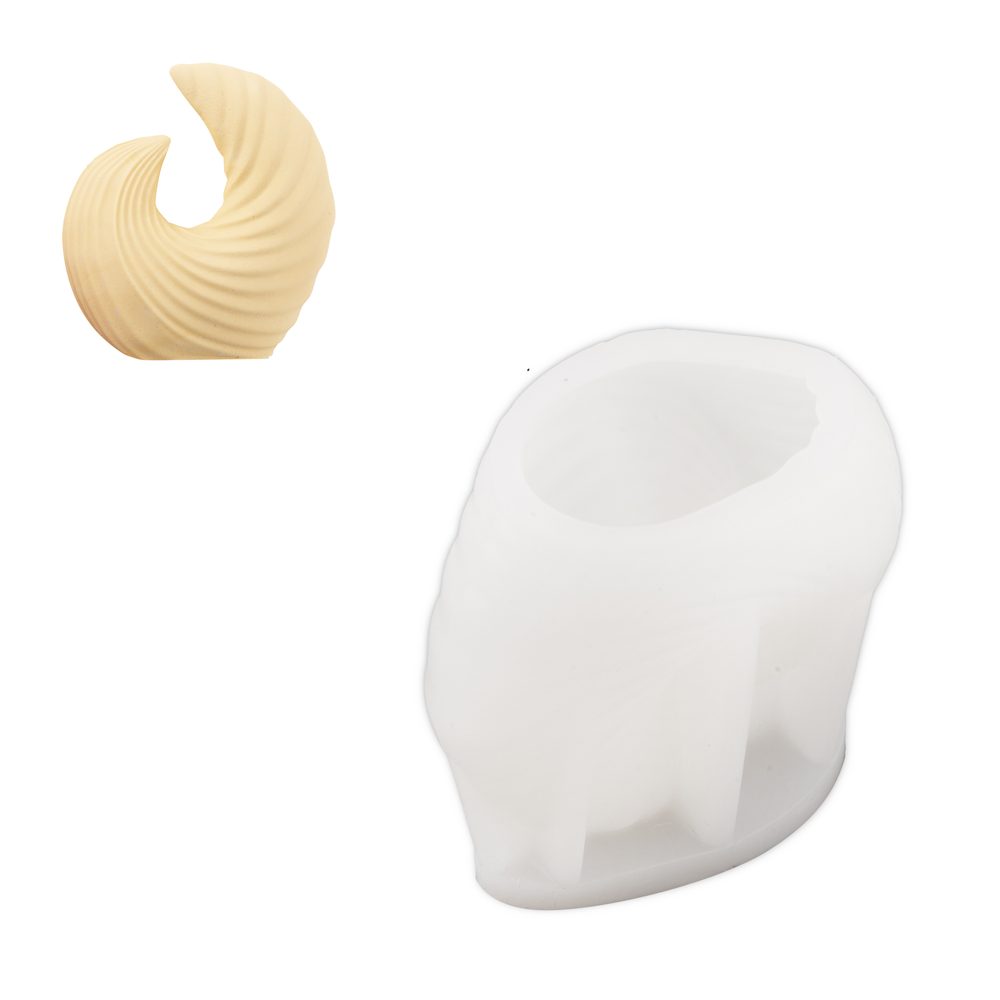 Manumi Silikonová forma na odlévání kreativní hmoty vlna 86x55x92mm - 1 ks