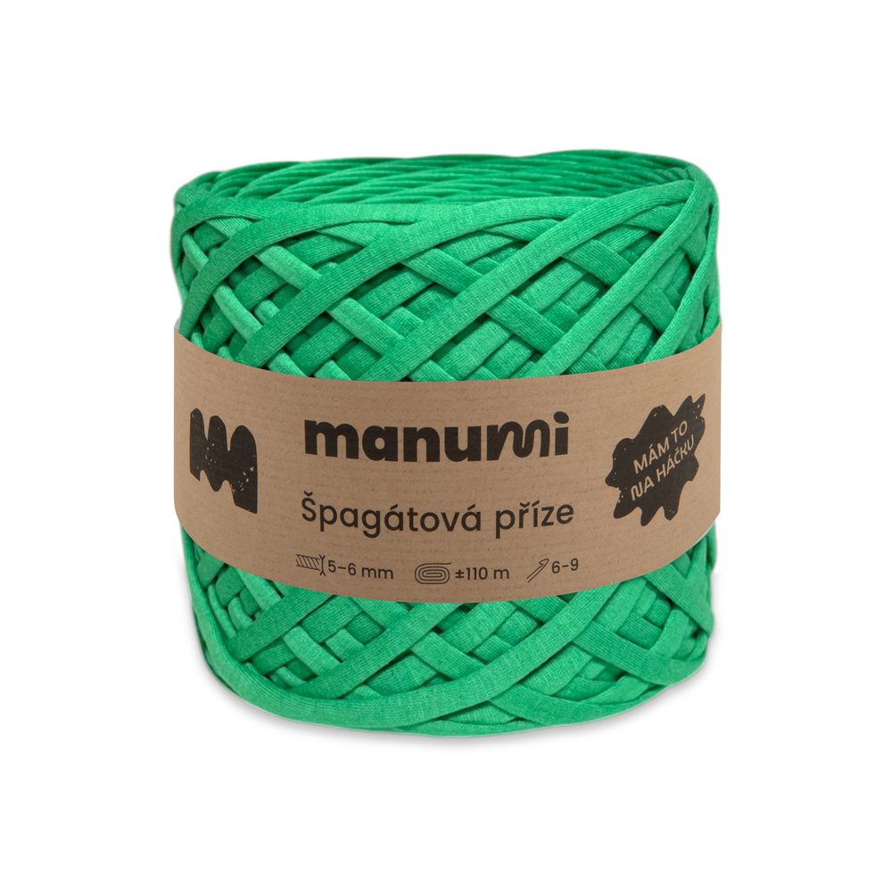 Manumi špagátová příze zelená - 3 ks