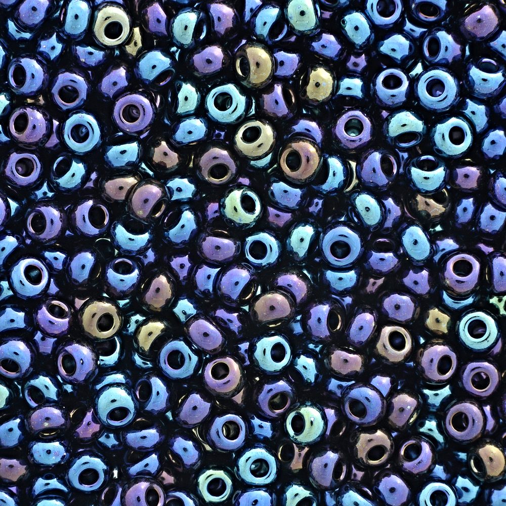 PRECIOSA ORNELA Rokajlové korálky - PRECIOSA rokajl 10/0 Iris (59135) č. 163 - 100 g