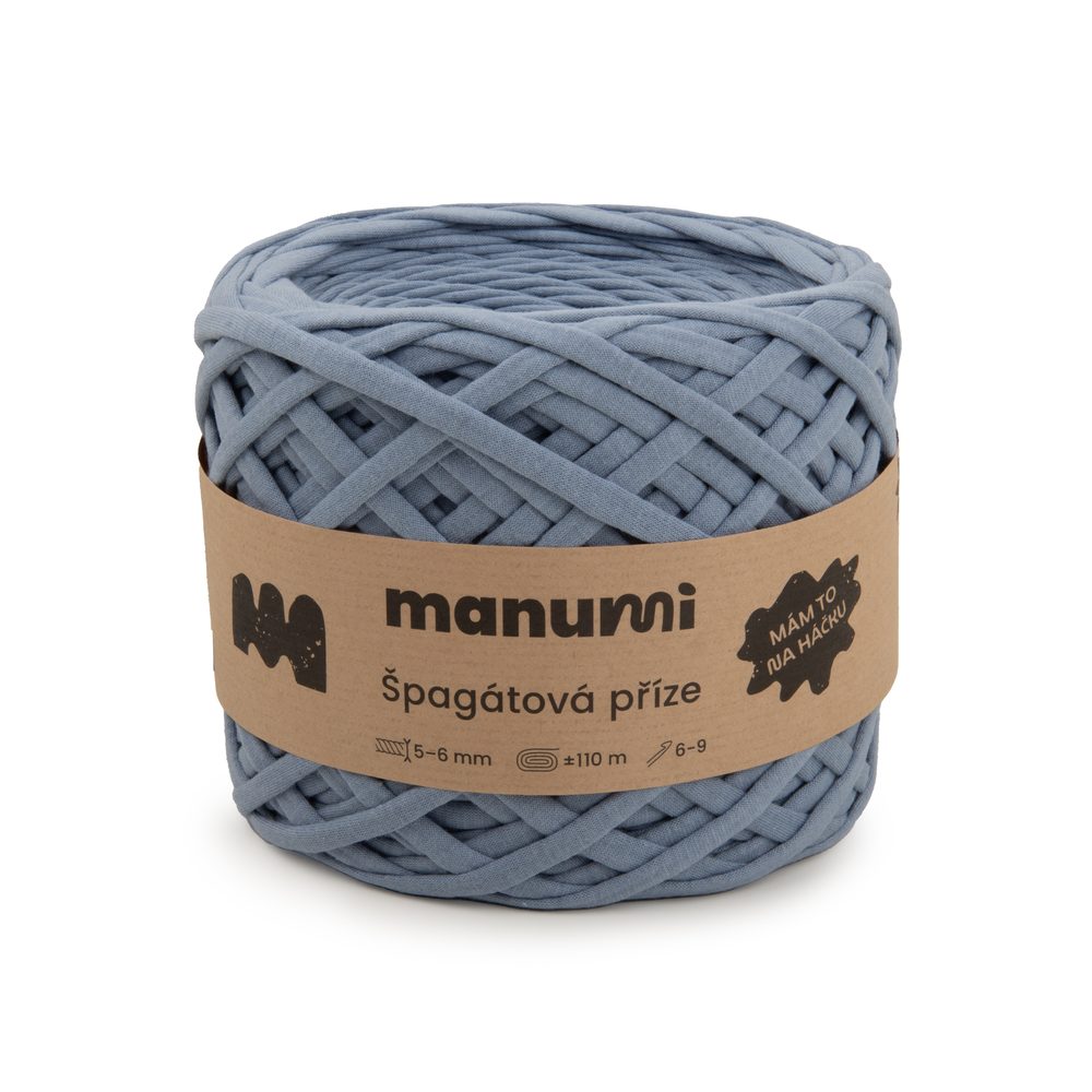 Manumi špagátová příze světle modrá - 3 ks