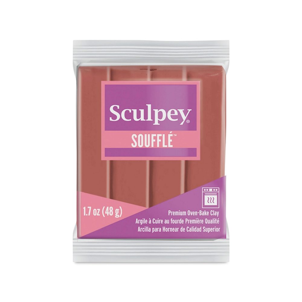 Sculpey SOUFFLÉ Sedona cihlová - 5 ks - 5 ks