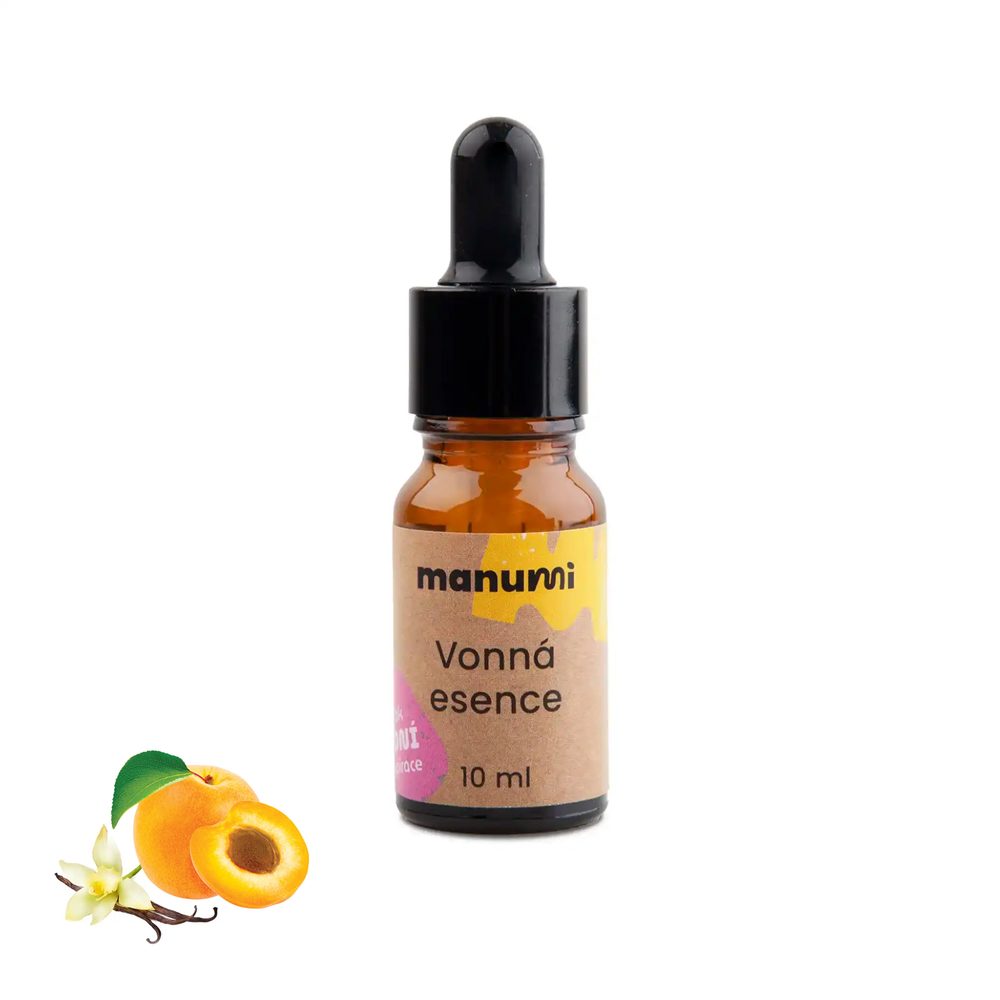 Manumi vonná esence meruňka s vanilkou 10 ml - 5 ks - 5 ks