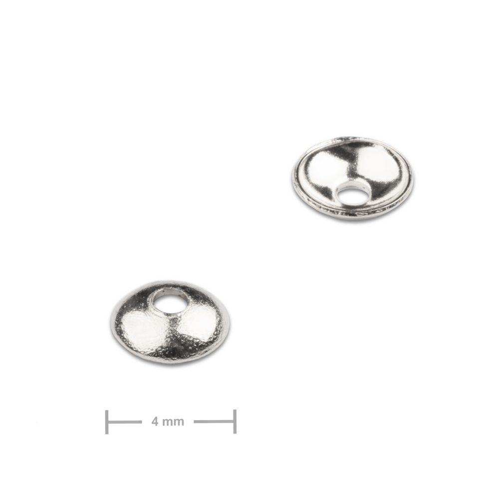 Kaplík z chirurgické oceli 4 mm - 15 ks
