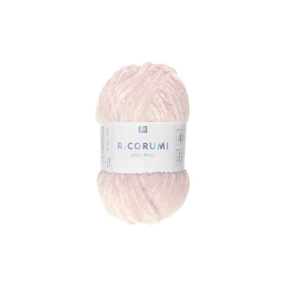 Rico Design Žinylková příze Ricorumi Nilli Nilli odstín 006 světle růžová - 1 ks