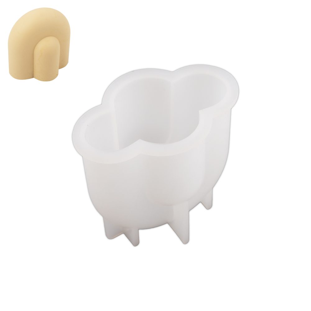 Manumi Silikonová forma na odlévání kreativní hmoty oblouk 58x75x68mm - 1 ks