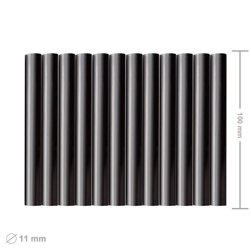 Extol Tavné tyčinky do lepící pistole černé 11x100mm 12ks - 1 balení