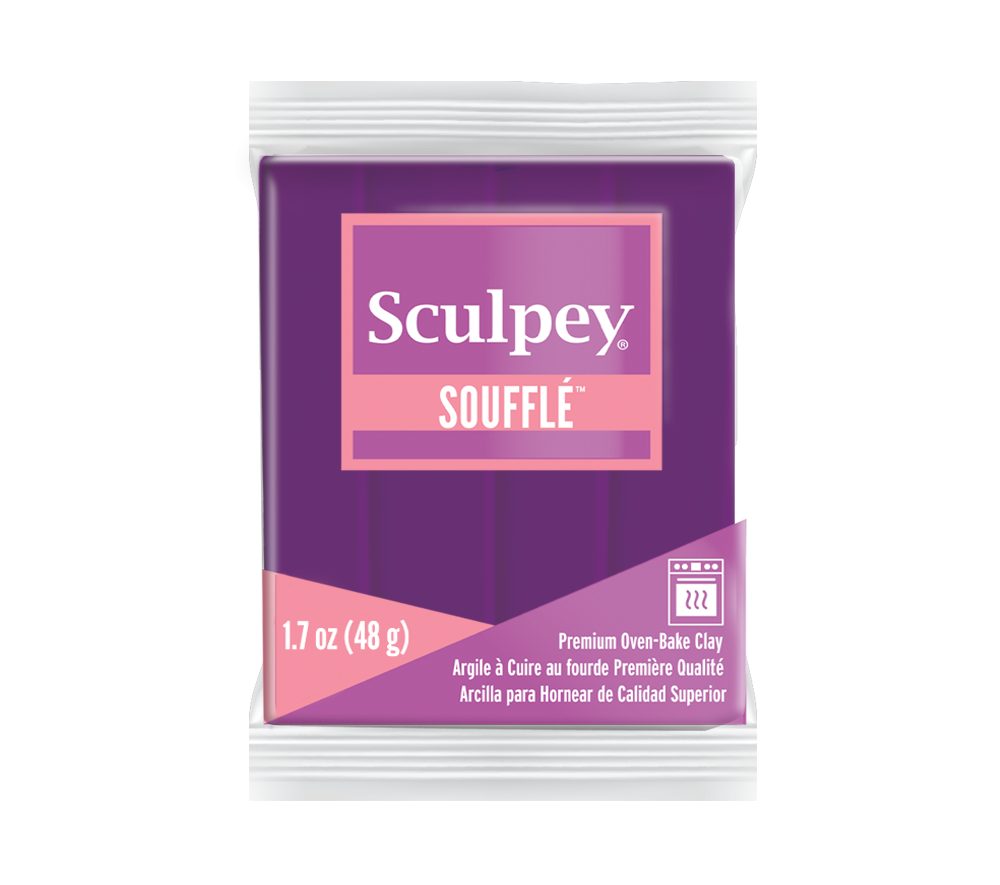 Sculpey SOUFFLÉ Grape fialová - 5 ks - 5 ks