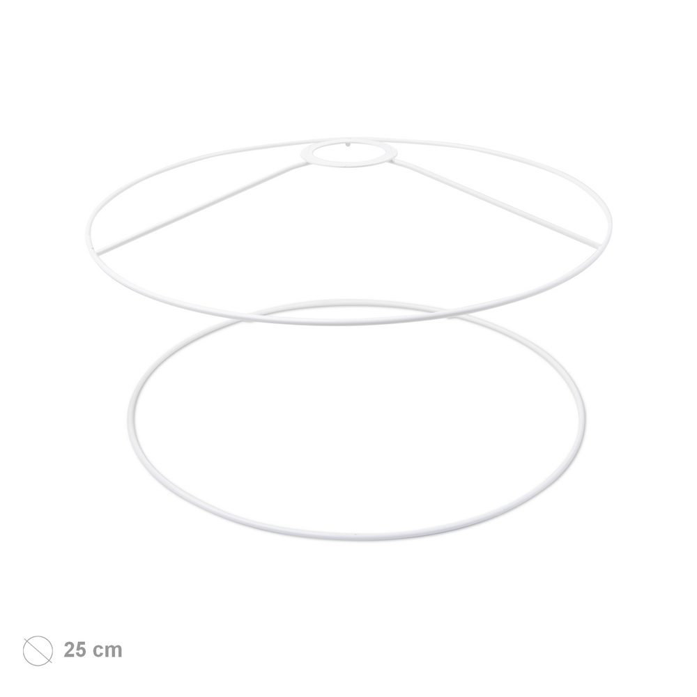 Efco Základ na stínidlo lustru kulatý sada 2 dílů 25cm - 3 ks