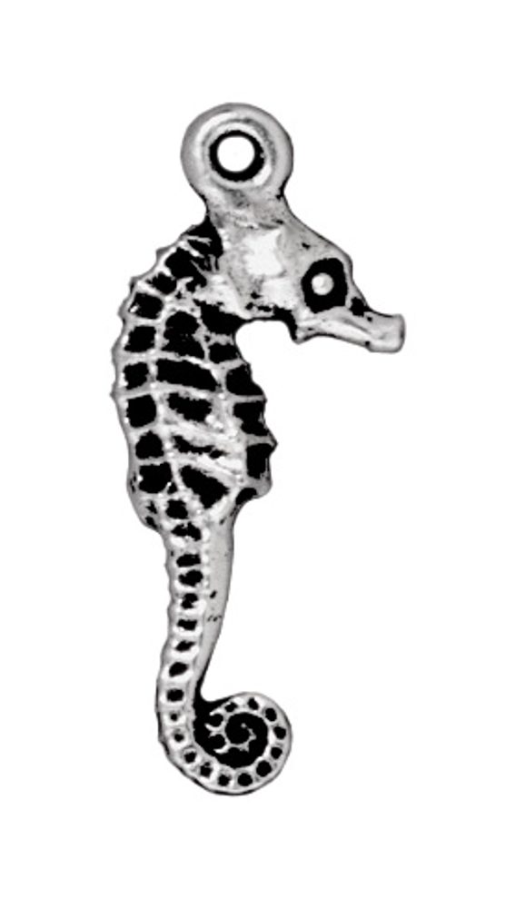 TierraCast přívěsek Seahorse starostříbrný - 5 ks