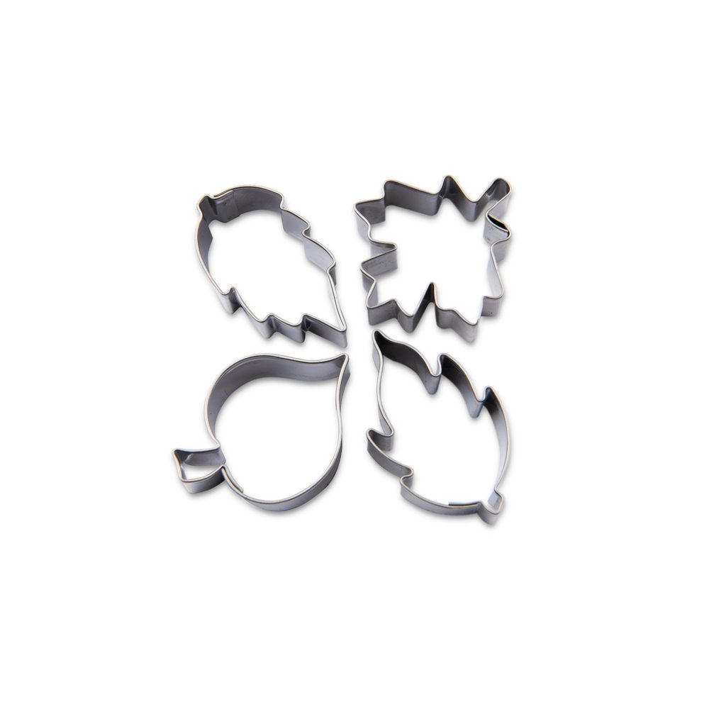 Sada vykrajovátek lístečky 4ks - 1 ks