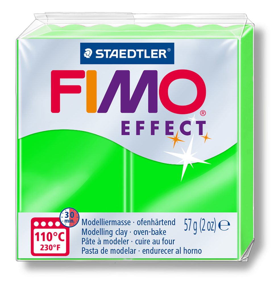 Staedtler FIMO NEON effect 57g zelená - 1 ks