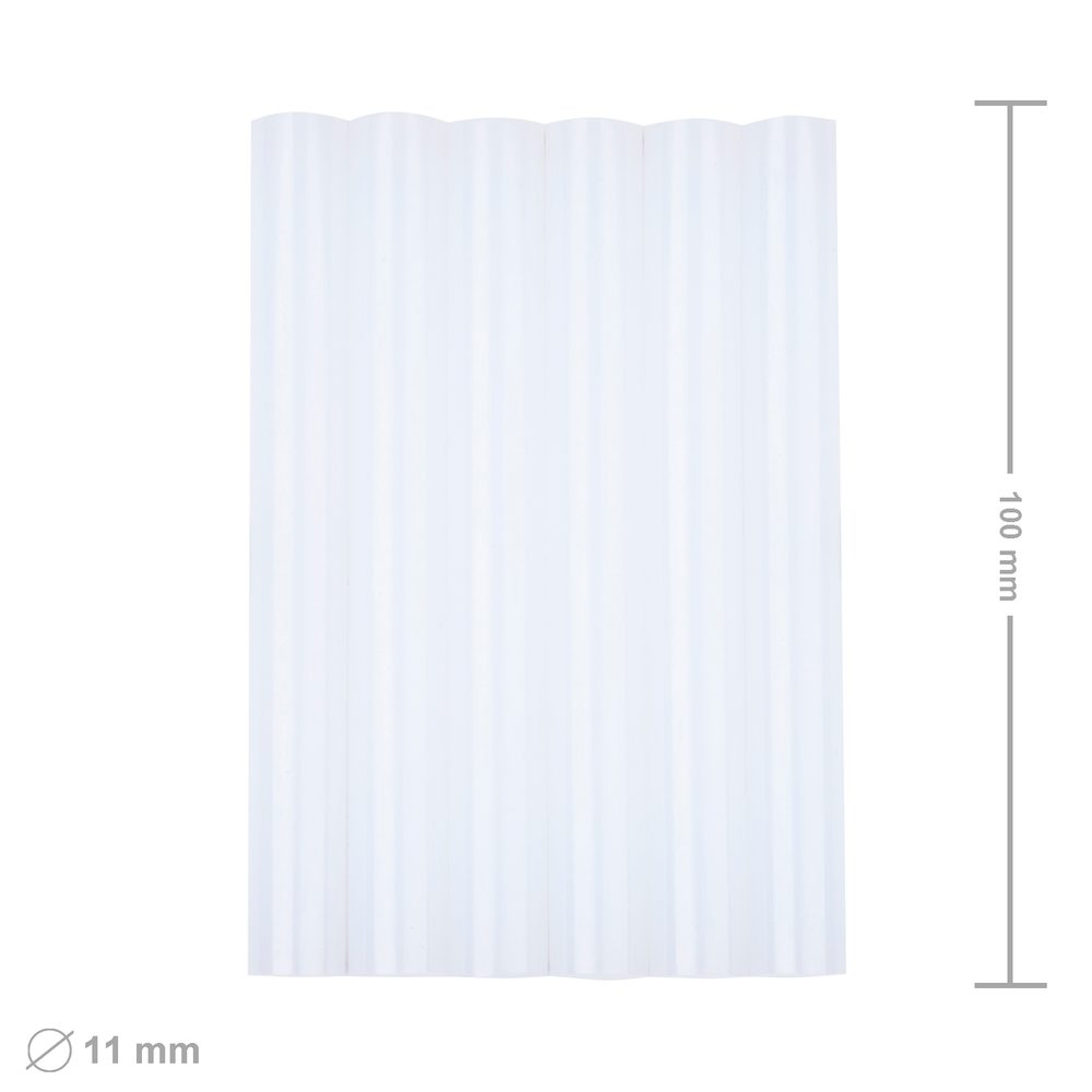 Extol Tavné tyčinky do lepící pistole transparentní 11x100mm 6ks - 1 balení