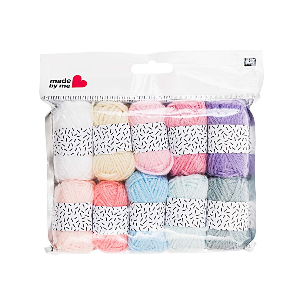 Rico Design Sada klubíček na háčkování polyakryl 10ks Vintage - 1 sada