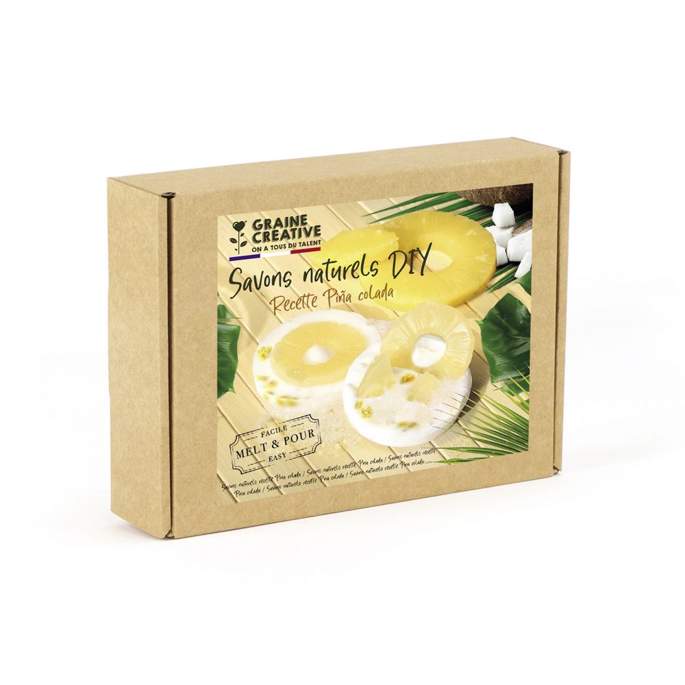 Graine Creative Kreativní sada na výrobu mýdel Piña colada - 3 sady