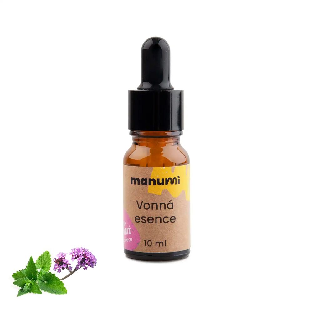 Manumi vonná esence meduňka s verbenou 10 ml - 5 ks - 5 ks
