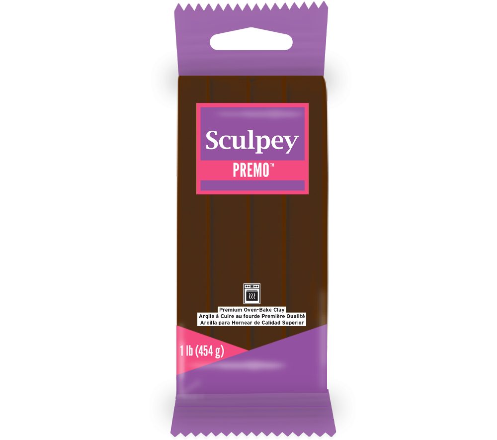 Sculpey PREMO 454g Burnt Umber hnědá - 3 ks