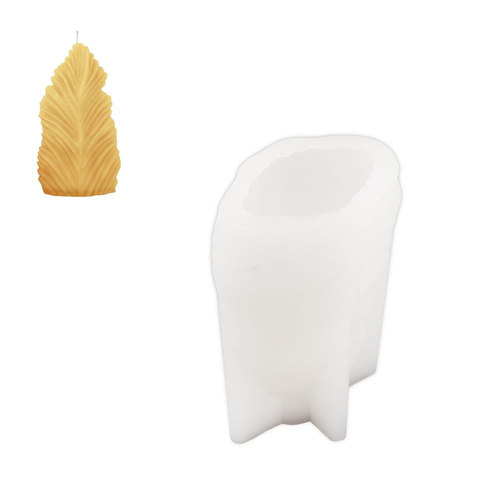 Manumi Silikonová forma na odlévání kreativní hmoty list 103x73x167mm - 1 ks