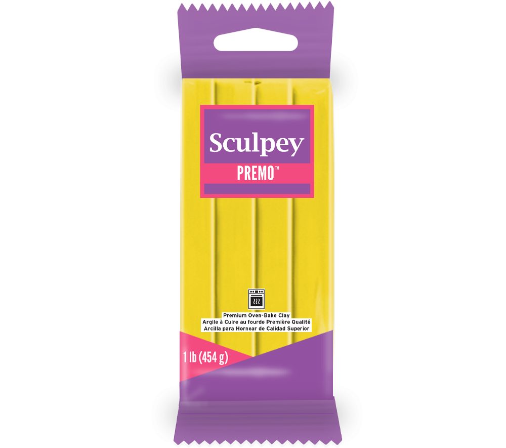 Sculpey PREMO 454g Cadmium Yellow Hue kadmiová žlutá - 3 ks