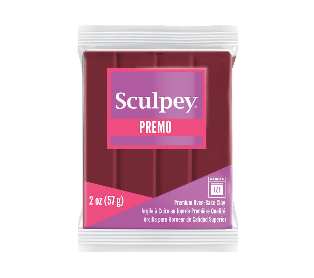 Sculpey PREMO Alizarin Crimson Hue alizarinová červená - 5 ks - 5 ks