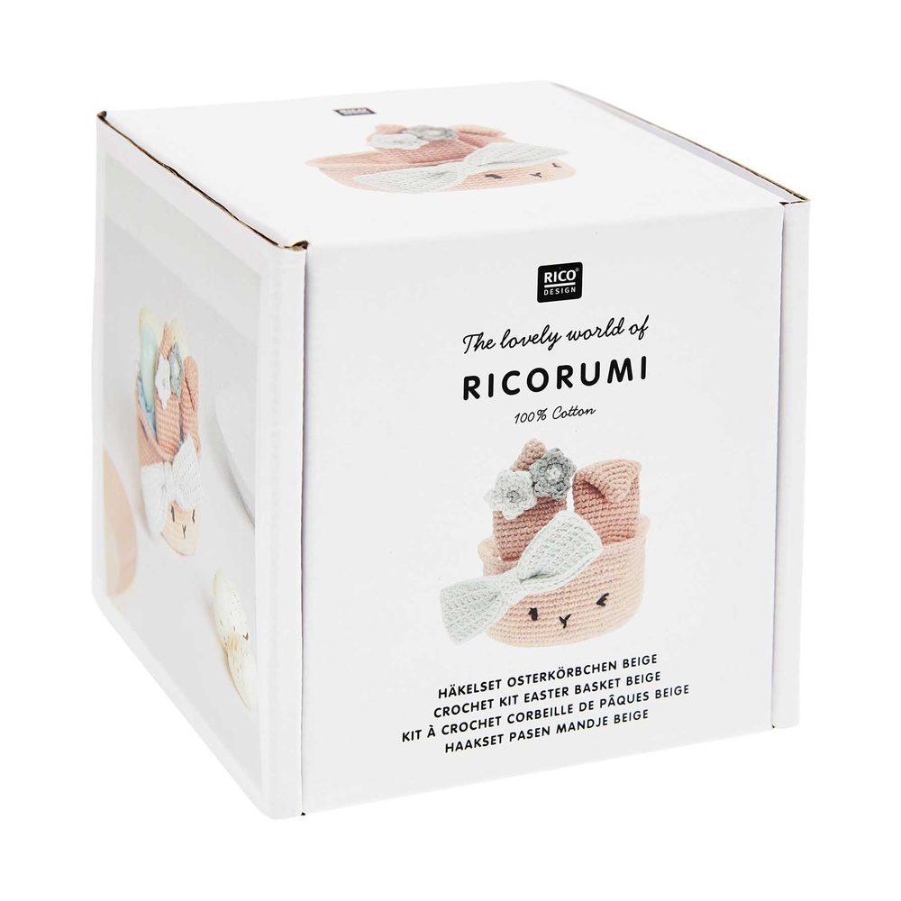 Rico Design Háčkovací sada košík zajíček - 1 sada