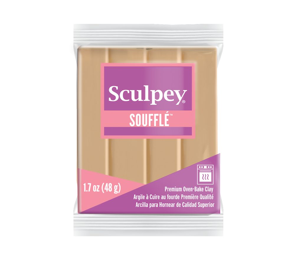 Sculpey SOUFFLÉ Latte béžová - 5 ks - 5 ks