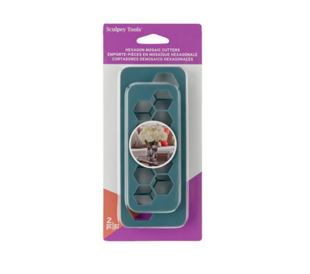 Sculpey vykrajovátka mozaika hexagon - 3 ks