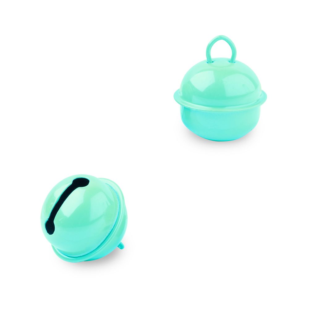 Bižuterní rolnička 24x22 mm Turquoise - 10 ks