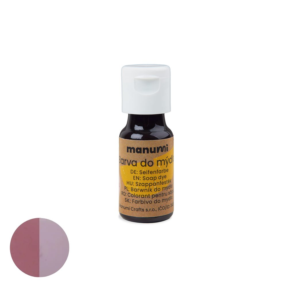 Manumi tekutá barva do mýdla 10 ml vřesová - 3 ks