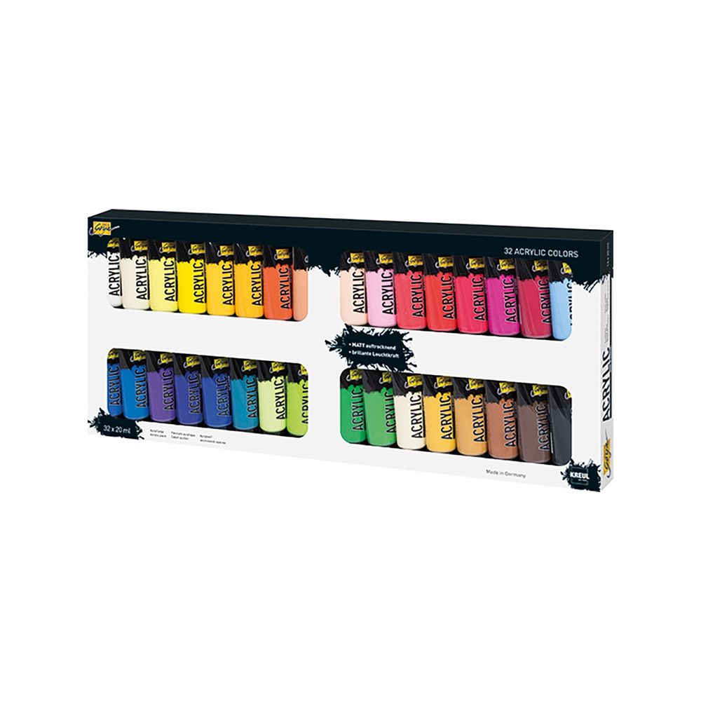 Sada Akrylových barev Solo Goya 32 barev 32x20ml - 1 ks