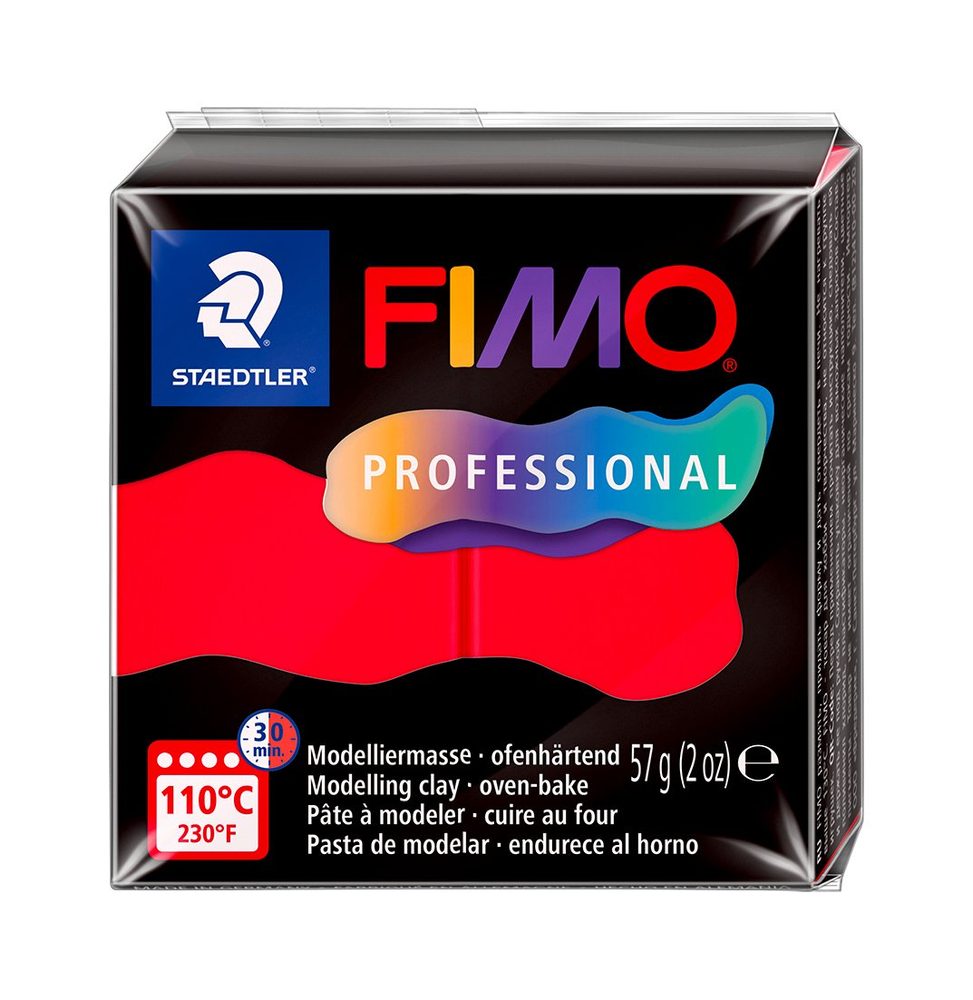 Levně Staedtler FIMO Professional 57 g (8040-200) červená - 1 ks