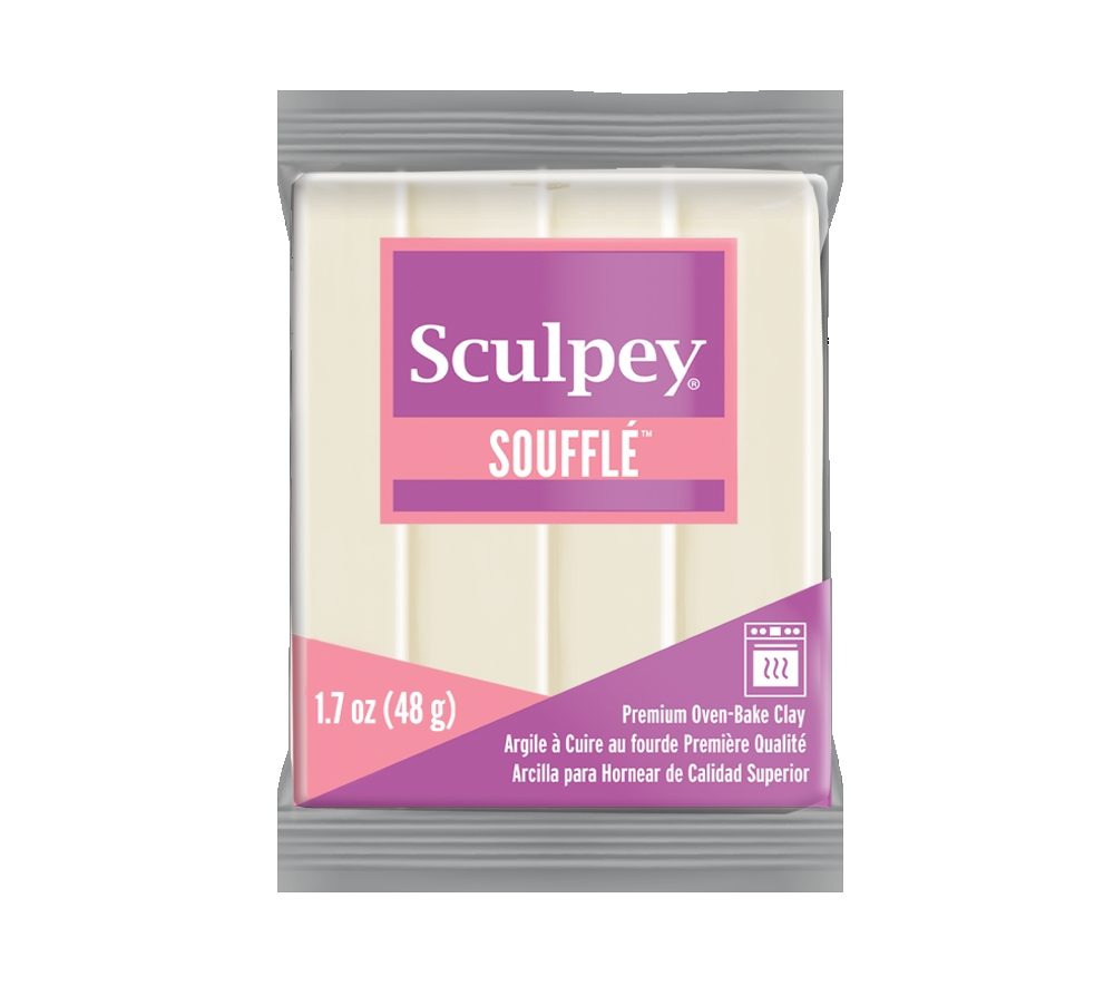 Sculpey SOUFFLÉ Ivory slonová kost - 5 ks - 5 ks