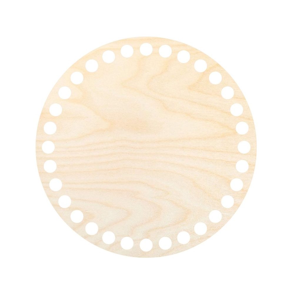 Dno na háčkovaný košík kruh 25cm - 3 ks