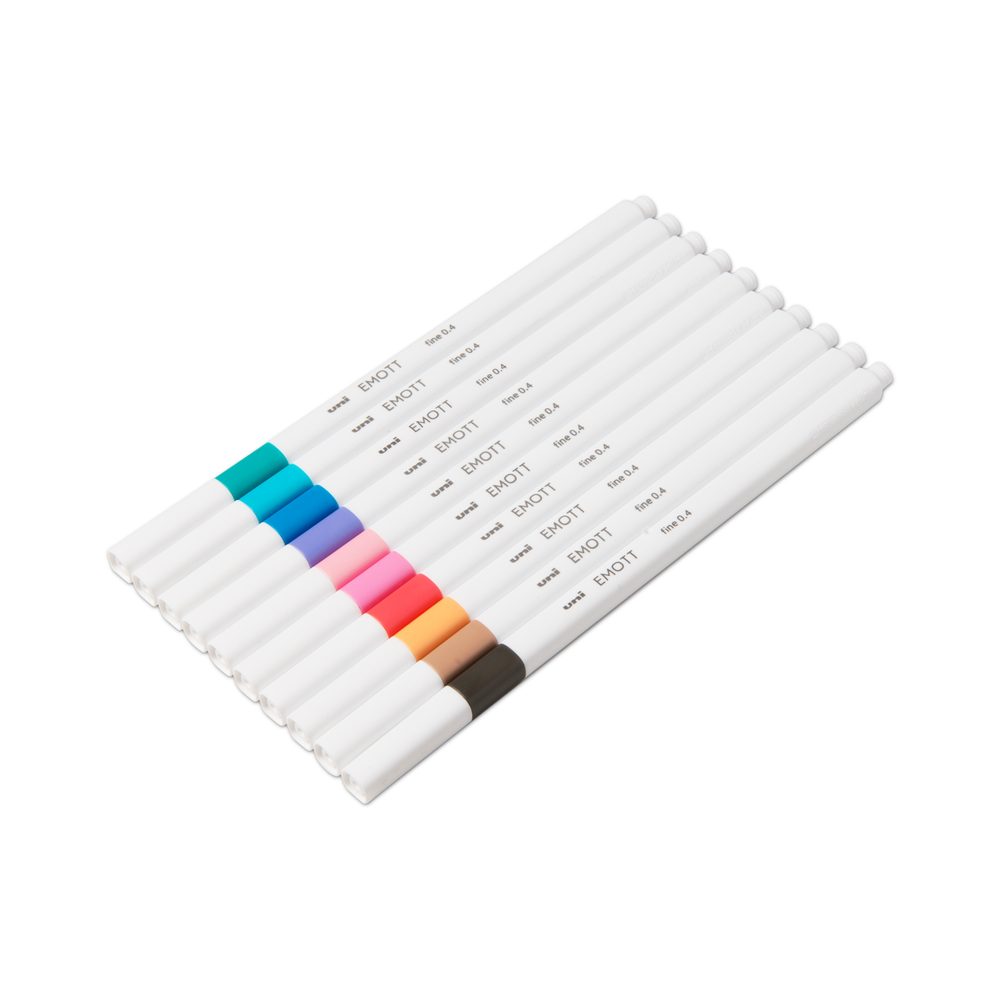 EMOTT tenký popisovač Fine sada 10ks - 1 sada