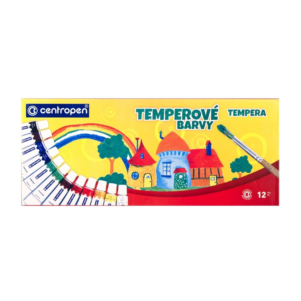 Centropen Temperové barvy Centropen 12 barev - 1 balení