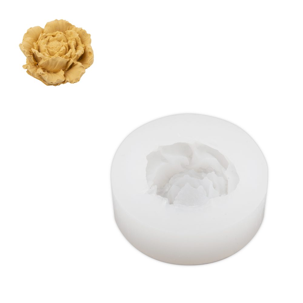 Manumi Silikonová forma na odlévání kreativní hmoty květ 70x37mm - 3 ks