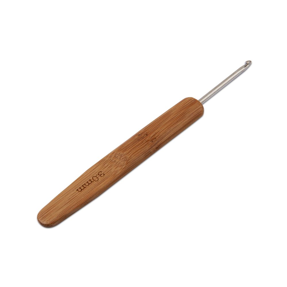 Levně Bambusový háček s kovovým hrotem 3 mm - 1 ks