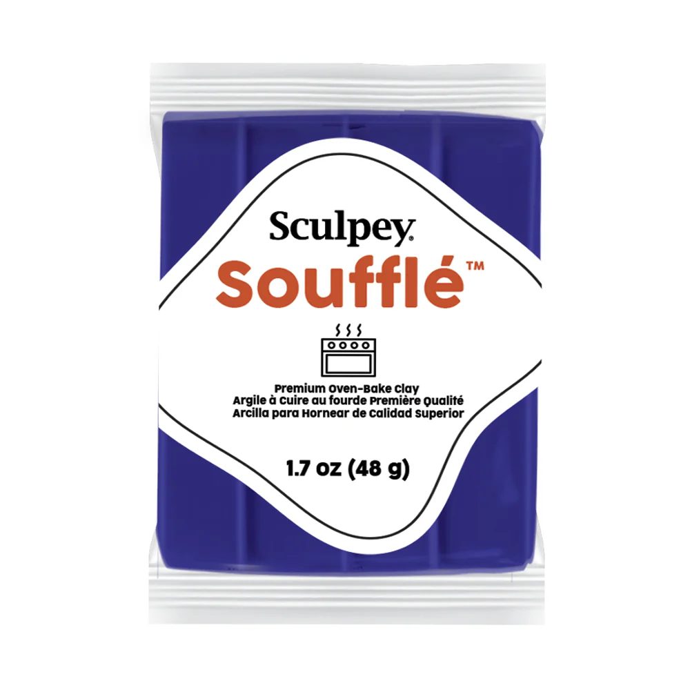Sculpey Soufflé Midnight Mulberry tmavě fialová - 1 ks