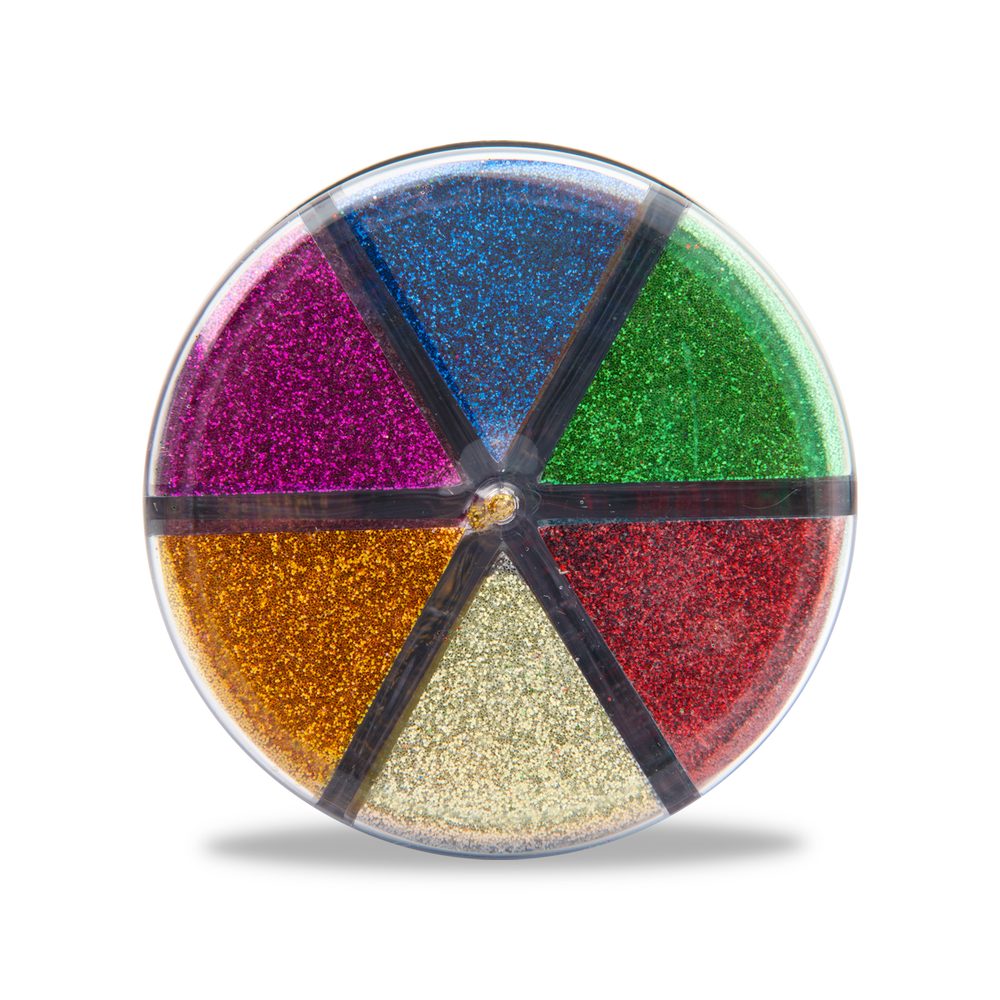 Cléopatre Glitter třpytky v sadě 6x13g tmavé barvy - 1 ks