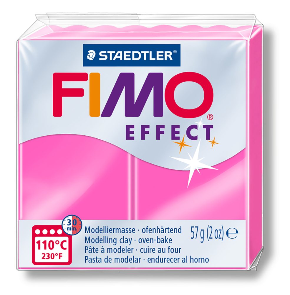 Staedtler FIMO NEON effect 57g růžová - 1 ks