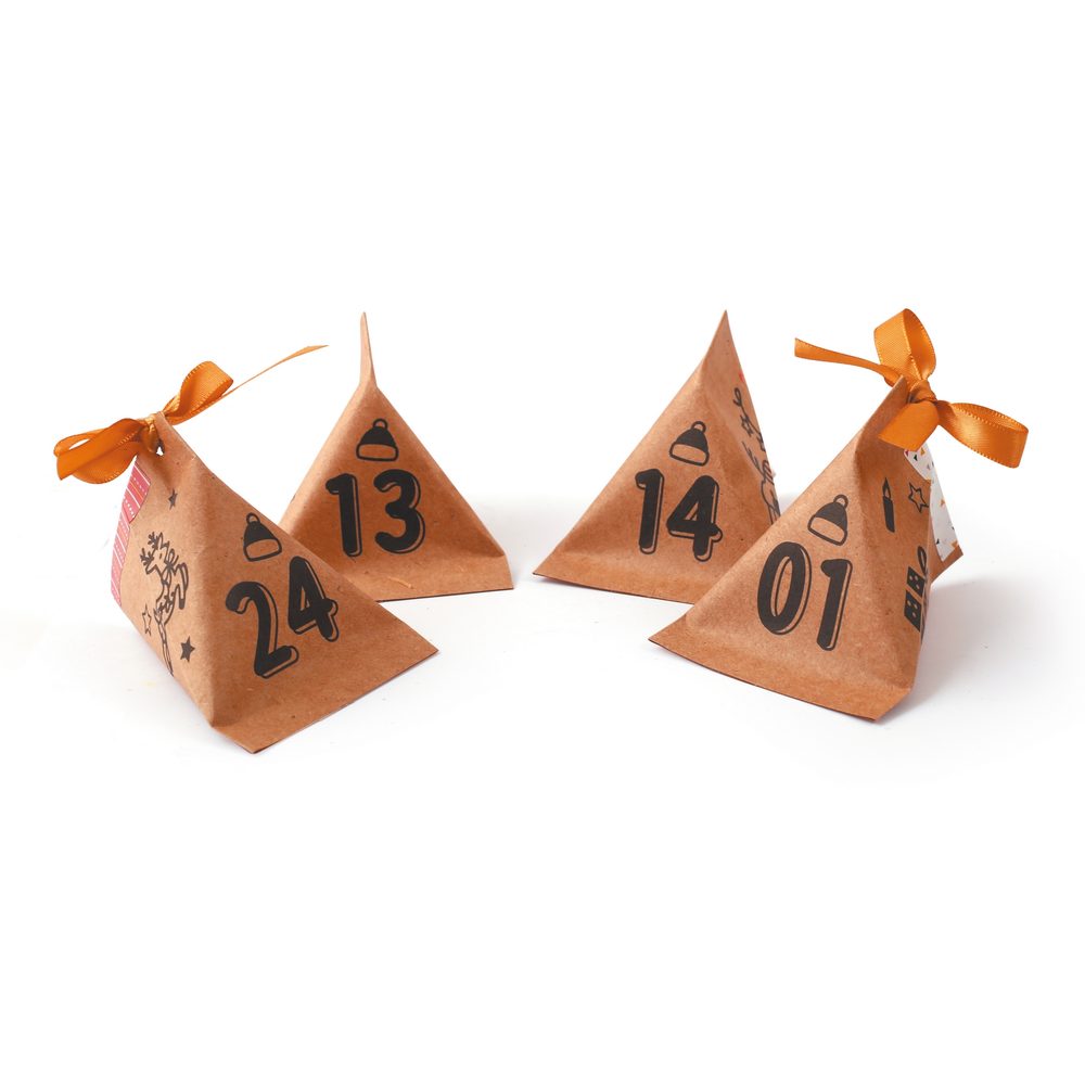 Graine Creative Sada na výrobu adventního kalendáře pyramidky - 3 sady