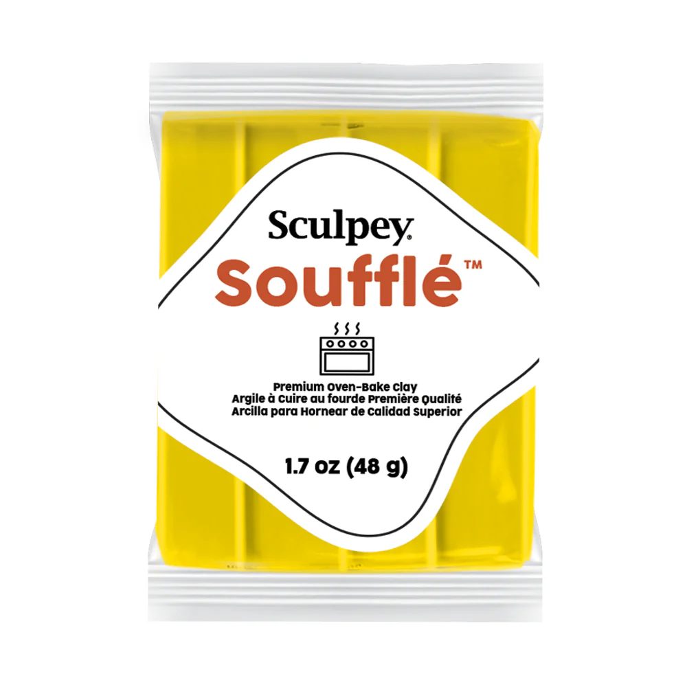 Sculpey Soufflé Cad Yellow kadmiově žlutá - 1 ks