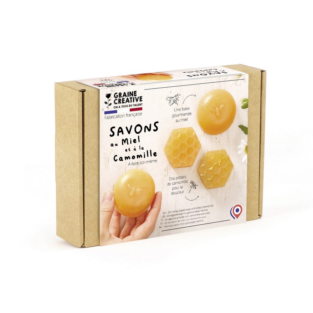 Graine Creative Kreativní sada na výrobu medových mýdel s heřmánkem - 3 sady