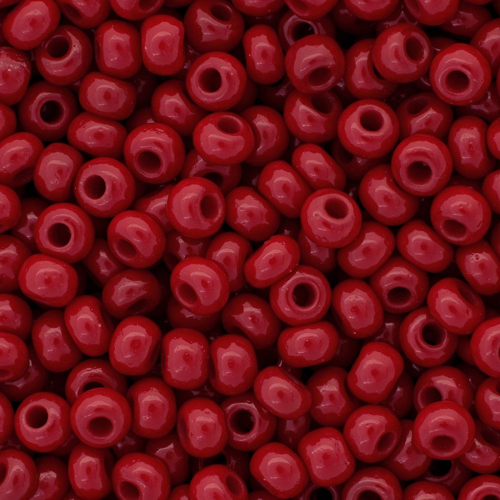 PRECIOSA ORNELA Rokajlové korálky - PRECIOSA rokajl 8/0 sytý (93210) č. 66 - 100 g