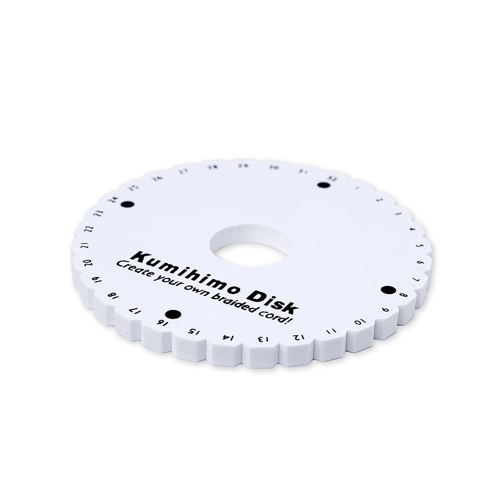 Kulatý Kumihimo disk 15cm - 3 ks