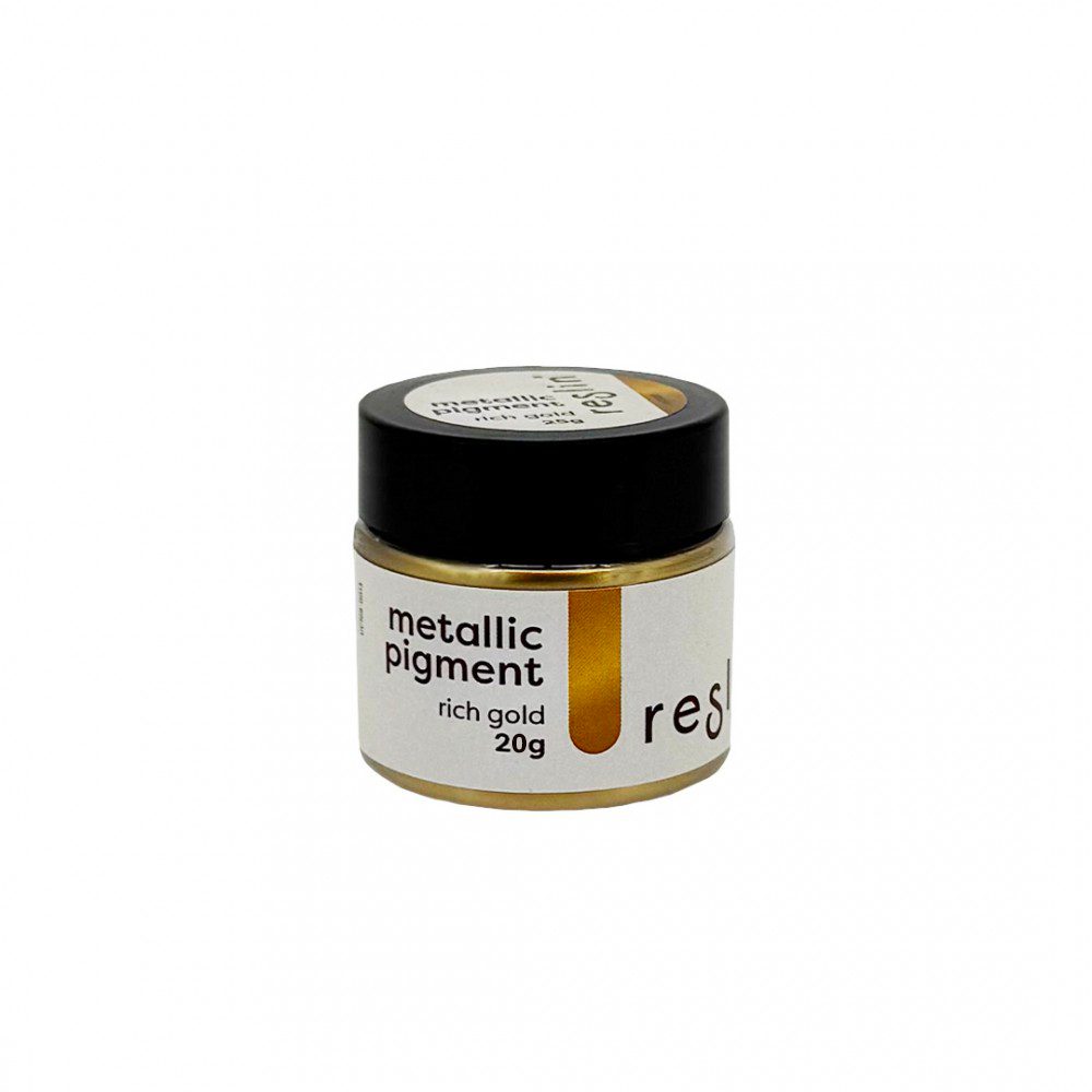 Reslin® Reslin metalický pigment do ekologické pryskyřice 20 g v barvě zlata - 3 ks