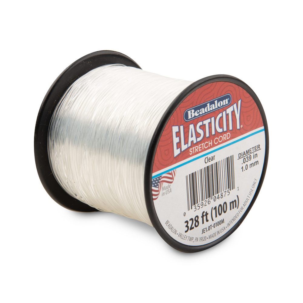 Beadalon elastomer 1 mm/100 m - 3 ks